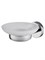 WONZON & WOGHAND Мыльница с держателем EASY, Хром (WW-8122) WW-8122