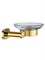 WONZON & WOGHAND Мыльница с держателем FIRST, Глянцевое золото (WW-8422-LG) WW-8422-LG