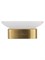 WONZON & WOGHAND Мыльница с держателем LOTTE, Брашированное золото (WW-8322-BG) WW-8322-BG
