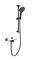 WONZON & WOGHAND Смеситель для душа с гарнитуром ClickPlate, Черный матовый (WW-B2052-A-MB) WW-B2052-A-MB