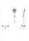 WONZON & WOGHAND Смеситель для душа с термостатом Strato, Хром (WW-B2048-A-CR) WW-B2048-A-CR