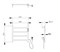 WONZON & WOGHAND Полотенцесушитель электрический BONN, Темный графит (WW-AL404-GM) WW-AL404-GM