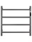 WONZON & WOGHAND Полотенцесушитель электрический BONN, Темный графит (WW-AL404-GM) WW-AL404-GM