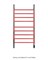 WONZON & WOGHAND Полотенцесушитель электрический BONN, Темный графит (WW-AL405-GM) WW-AL405-GM