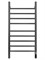 WONZON & WOGHAND Полотенцесушитель электрический BONN, Темный графит (WW-AL409-GM) WW-AL409-GM
