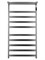 WONZON & WOGHAND Полотенцесушитель электрический FRANKFURT, Темный графит (WW-1029-GM) WW-1029-GM