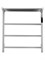 WONZON & WOGHAND Полотенцесушитель электрический с полкой BONN, Хром (WW-AL402-CR) WW-AL402-CR