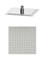 WONZON & WOGHAND Верхний душ , Брашированный никель (WW-88DP02-BN) WW-88DP02-BN
