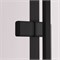 AM.PM Above Душевое ограждение 120x90 прямоугольное, раздвижные двери, профиль черный матовый, стекло прозрачное W9XG-403-12090-BT