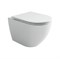 CERAMICA NOVA Унитаз подвесной Амато (Amato), смыв торнадо, 54x36x37, крышка - сиденье из дюропласта с микролифтом и функцией быстрого снятия, скрытые крепления, цвет белый, арт CN4013T CN4013T