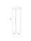 IDDIS Пенал подвесной, 40 см, белый, Клауд Икс (Cloud X), CLX40W0i97 CLX40W0i97