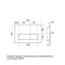 IDDIS Комплект 3в1: подвесной унитаз, пневматическая инсталляция и белая клавиша смыва, Calipso Q, CAQPA1GWi73 CAQPA1GWi73