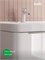 IDDIS Тумба с умывальником, подвесная, 80 см, белый, Клауд Икс (Cloud X), CLX80W0i95K подходит умыв. 0178000i28 CLX80W0i95K