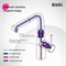 IDDIS PURBNPFi05N, Смеситель для кухни с фильтром и выдвижным изливом, сатин, Пьюр (Pure), ID PURBNPFi05N