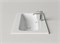 CERAMICA NOVA Раковина накладная мебельная Лючия (Lucia) CN6097 101x46,5x16,6 белый CN6097