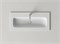 CERAMICA NOVA Раковина накладная мебельная Лючия (Lucia) CN6097 101x46,5x16,6 белый CN6097