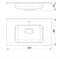 STYLE LINE Умывальник СОУЛ 1000*480 кварц, жасмин СС-00002627