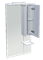 RUSH Зеркало со шкафчиком и полкой 65 Белый глянец (FIM18065W) FIM18065W