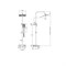 RUSH Душевая система Тира (Thira) без излива (TR3635-40Black) TR3635-40Black