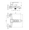 RUSH Смеситель для ванны с коротким изливом Маврикий (Mauritius) хром (MV2057-44) MV2057-44