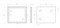 BELBAGNO Зеркало в алюминиевой раме со встроенным светильником и сенсорным выключателем по периметру рамы, SPC-KRAFT-900-800-SENS-NERO, 900x800x32 мм SPC-KRAFT-900-800-SENS-NERO