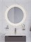 BELBAGNO Зеркало с встроенным светильником и сенсорным выключателем SPC-RNG-600-LED-3000K-TCH, 12W, 220-240V, 600x30 SPC-RNG-600-LED-3000K-TCH