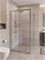 BELBAGNO Uno-195 Душевой уголок квадратный размер 100x100 см, двери раздвижные, профиль - хром / стекло - прозрачное UNO-195-A-1-100-C-Cr