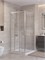 BELBAGNO Uno-195 Душевой уголок квадратный размер 90x90 см, двери раздвижные, профиль - сатин / стекло - прозрачное UNO-195-AF-31-90-C-IN