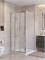 BELBAGNO Uno-195 Душевой уголок квадратный размер 90x90 см, двери раздвижные, профиль - хром / стекло - матовое UNO-195-AF-31-90-P-Cr