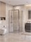 BELBAGNO Uno-195 Душевой уголок прямоугольный размер 100x70 см, двери раздвижные, профиль - хром / стекло - прозрачное UNO-195-AH-1-100/70-C-Cr