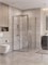 BELBAGNO Uno-195 Душевой уголок прямоугольный размер 100x90 см, двери раздвижные, профиль - хром / стекло - прозрачное UNO-195-AH-1-100/90-C-Cr