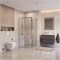 BELBAGNO Uno-195 Душевой уголок прямоугольный размер 110x70 см, двери раздвижные, профиль - хром / стекло - прозрачное UNO-195-AH-1-110/70-C-Cr