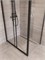 BELBAGNO Uno-195 Душевой уголок прямоугольный размер 110x80 см, двери раздвижные, профиль - черный матовый / стекло - прозрачное UNO-195-AH-1-110/80-C-NERO