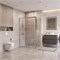 BELBAGNO Uno-195 Душевой уголок прямоугольный размер 120x70 см, двери раздвижные, профиль - хром / стекло - прозрачное UNO-195-AH-1-120/70-C-Cr