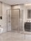 BELBAGNO Uno-195 Душевой уголок прямоугольный размер 120x80 см, двери раздвижные, профиль - хром / стекло - прозрачное UNO-195-AH-1-120/80-C-Cr