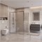 BELBAGNO Uno-195 Душевой уголок прямоугольный размер 140x100 см, двери раздвижные, профиль - хром / стекло - прозрачное UNO-195-AH-1-140/100-C-Cr