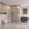 BELBAGNO Uno-195 Душевой уголок прямоугольный размер 140x70 см, двери раздвижные, профиль - хром / стекло - прозрачное UNO-195-AH-1-140/70-C-Cr