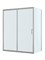 BELBAGNO Uno-195 Душевой уголок прямоугольный размер 160x100 см, двери раздвижные, профиль - хром / стекло - прозрачное UNO-195-AH-1-160/100-C-Cr