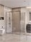BELBAGNO Uno-195 Душевой уголок прямоугольный размер 160x100 см, двери раздвижные, профиль - хром / стекло - прозрачное UNO-195-AH-1-160/100-C-Cr