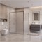 BELBAGNO Uno-195 Душевой уголок прямоугольный размер 160x90 см, двери раздвижные, профиль - хром / стекло - матовое UNO-195-AH-1-160/90-P-Cr