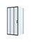 BELBAGNO Uno-195 Душевой уголок прямоугольный размер 100x80 см, двери раздвижные, профиль - черный матовый / стекло - прозрачное UNO-195-AHF-31-100/80-C-NERO
