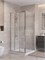 BELBAGNO Uno-195 Душевой уголок прямоугольный размер 100x90 см, двери раздвижные, профиль - хром / стекло - прозрачное UNO-195-AHF-31-100/90-C-Cr