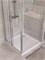BELBAGNO Uno-195 Душевой уголок прямоугольный размер 100x90 см, двери раздвижные, профиль - сатин / стекло - прозрачное UNO-195-AHF-31-100/90-C-IN