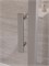 BELBAGNO Uno-195 Душевой уголок прямоугольный размер 100x90 см, двери раздвижные, профиль - сатин / стекло - прозрачное UNO-195-AHF-31-100/90-C-IN