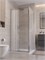 BELBAGNO Uno-195 Душевой уголок прямоугольный размер 100x90 см, двери раздвижные, профиль - хром / стекло - матовое UNO-195-AHF-31-100/90-P-Cr