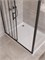 BELBAGNO Uno-195 Душевой уголок прямоугольный размер 120x90 см, двери раздвижные, профиль - черный матовый / стекло - прозрачное UNO-195-AHF-31-120/90-C-NERO