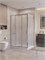 BELBAGNO Uno-195 Душевой уголок прямоугольный размер 120x90 см, двери раздвижные, профиль - хром / стекло - матовое UNO-195-AHF-31-120/90-P-Cr