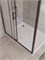 BELBAGNO Uno-195 Душевой уголок прямоугольный размер 120x90 см, двери раздвижные, профиль - черный матовый / стекло - матовое UNO-195-AHF-31-120/90-P-NERO