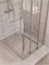 BELBAGNO Uno-195 Душевой уголок прямоугольный размер 80x90 см, двери раздвижные, профиль - хром / стекло - прозрачное UNO-195-AHF-31-80/90-C-Cr