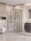 BELBAGNO Uno-195 Душевой уголок прямоугольный размер 90x100 см, двери раздвижные, профиль - хром / стекло - прозрачное UNO-195-AHF-31-90/100-C-Cr